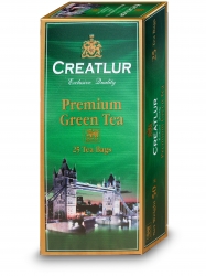 Зеленый чай CREATLUR Premium GREEN TEA 25п